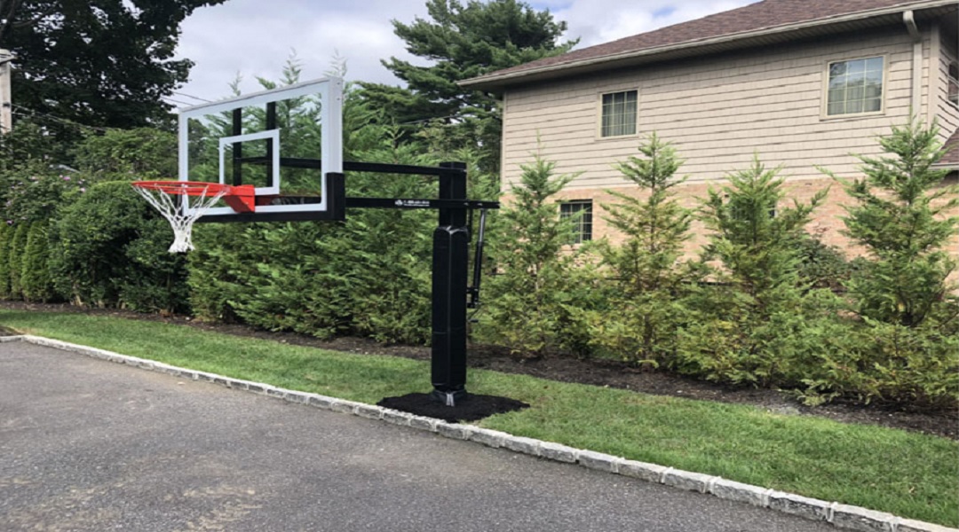 Delaware basketball hoop install